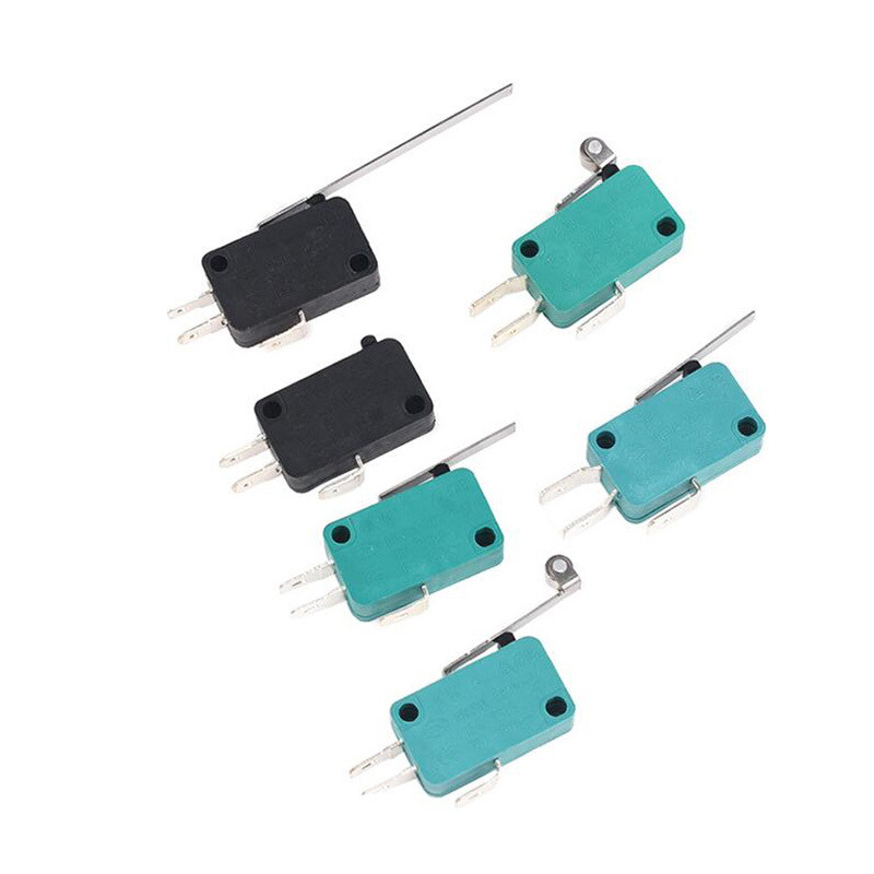 Micro Limit Switch SPDT Microswitch Roller Lever Arm Actuator 4.8mm 6.3mm Pin