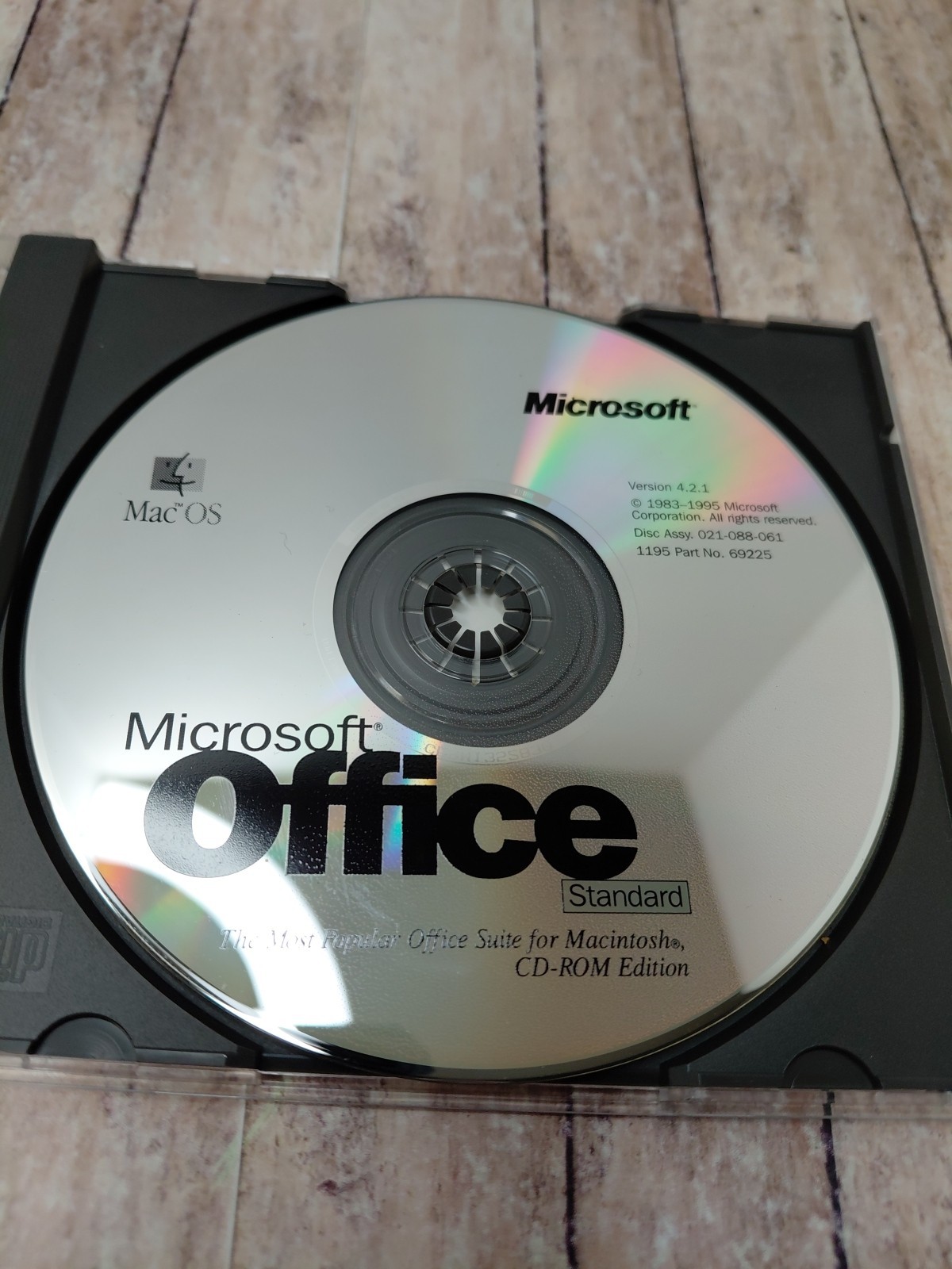 VTG Microsoft Office Standard For Mac V 4.2.1 CD-ROM w/ Case