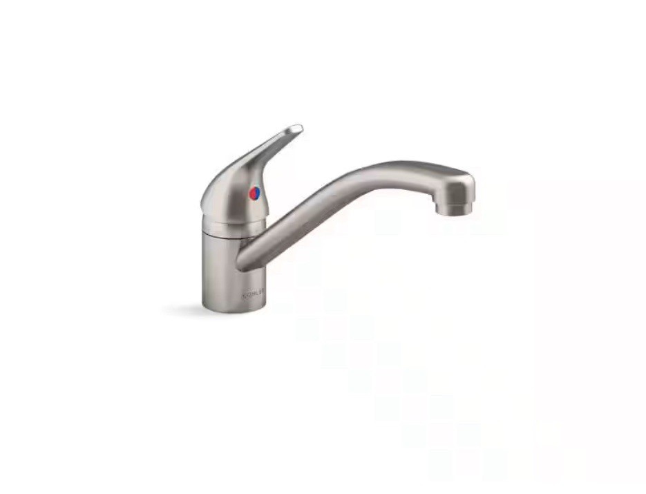 Jolt Single-Handle Standard Kitchen Faucet in Vibrant Stainless