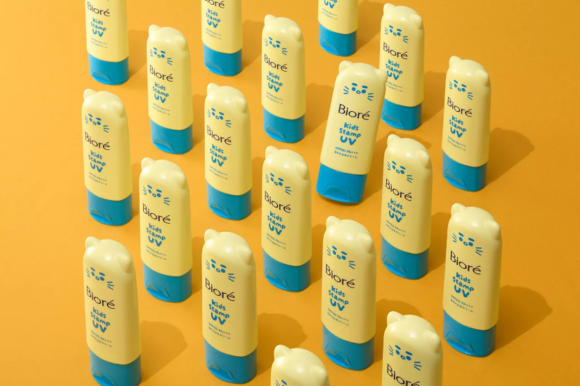 Biore UV Kids Paw Stamp Sunscreen SPF50 PA+++ 70g x2 Japan