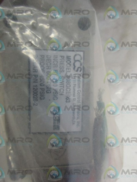 CCS 698GCE663 PRESSURE SWITCH NSMP