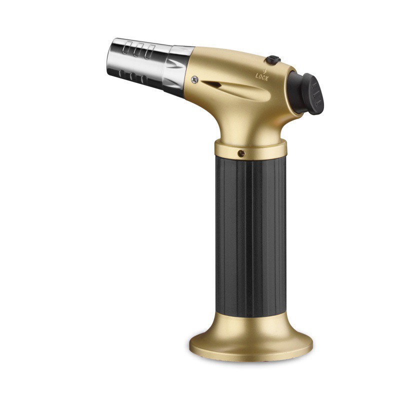 Multifunctional Butane Torch Lighter Adjustable Single Flame Refillable Lighter