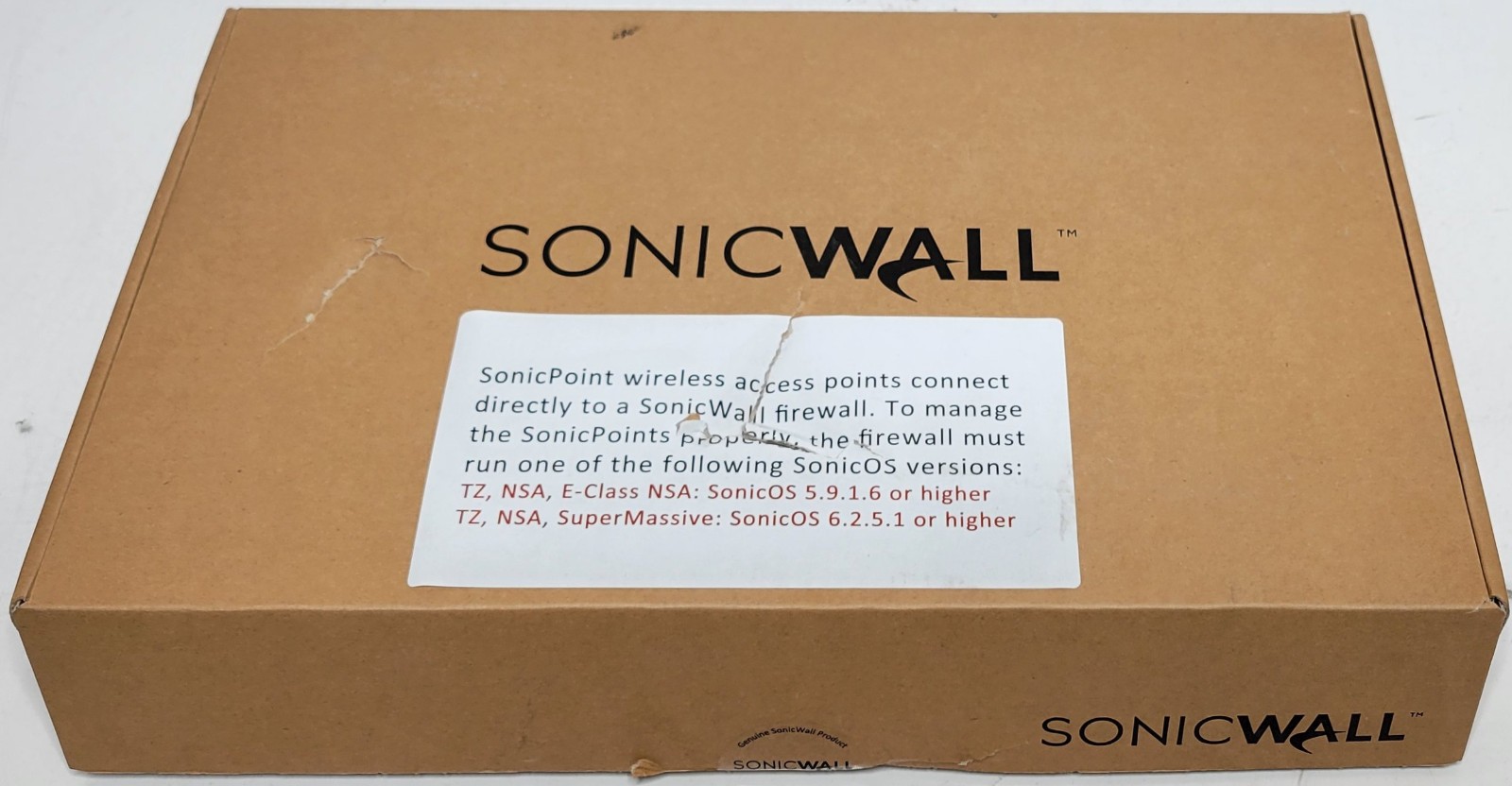 New OPEN BOX Sonic Wall SonicPoint Dual Radio Wireless Access Point APL26-0AE