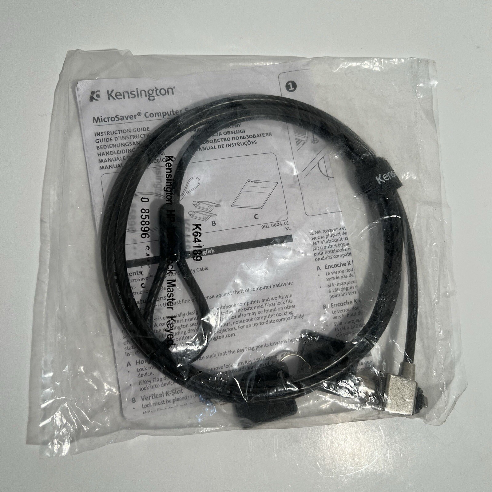 HP Dock Lock Kensington Master Key - Keyed K64189