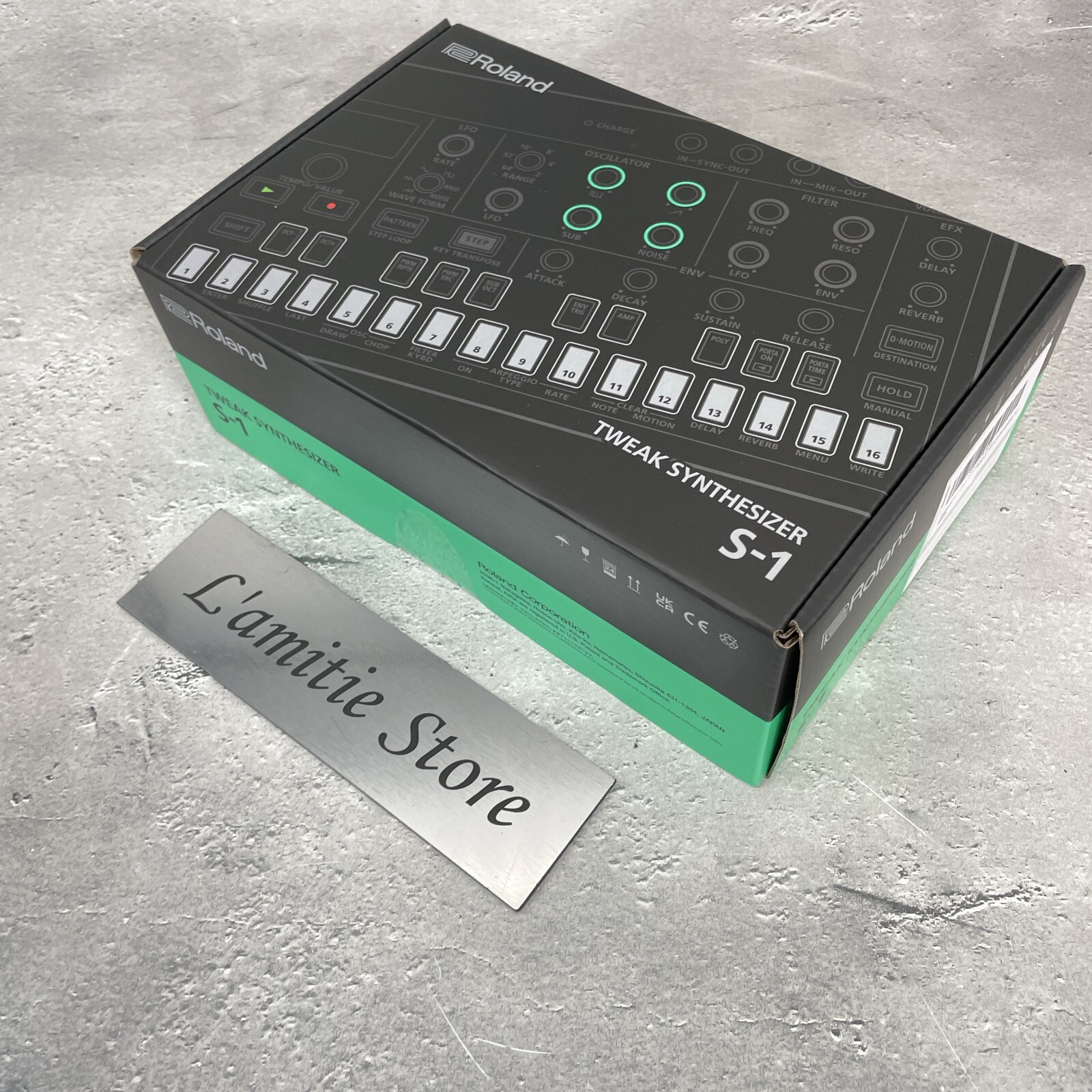Roland S-1 Tweak Synth Compact Polyphonic Synthesizer Module Japan S1 Black Rare