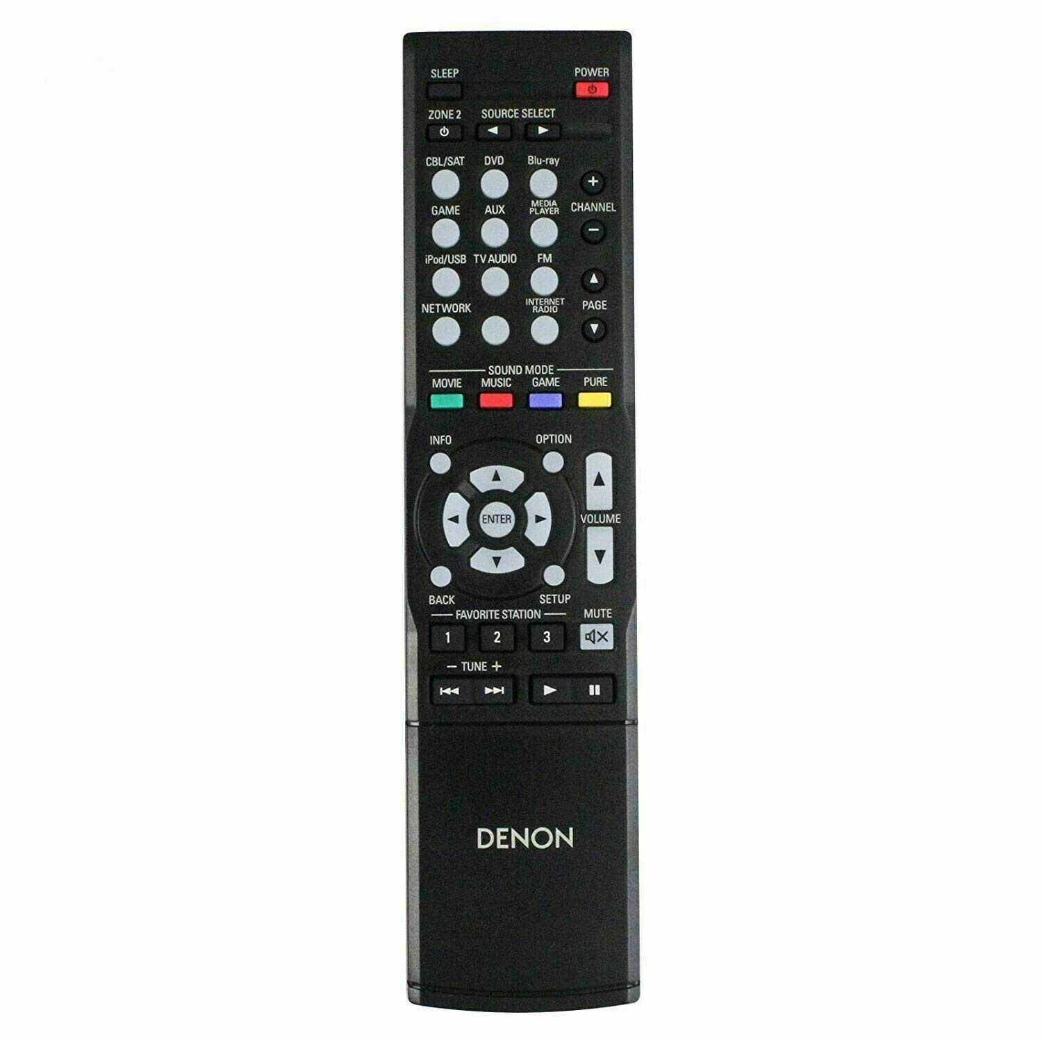 USA New For Denon AVR-X2000 AVR-1622 AVR-3312CI AV Receiver Remote Control