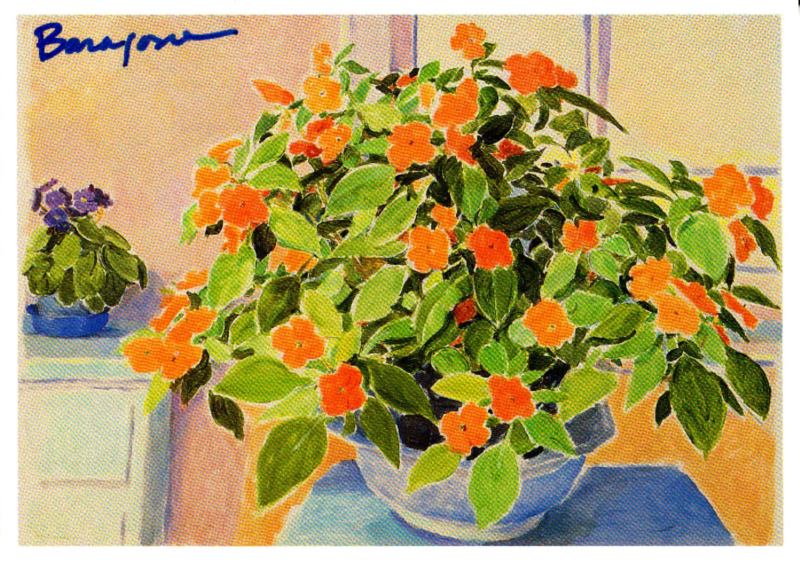 RITA BARAGONA - Artist / Flowers & Landscapes - Autograph Gallery Art Card