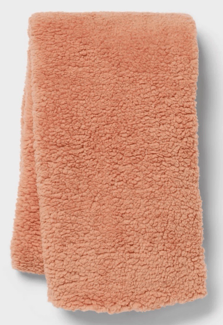 Faux Shearling Body Pillow Cover - Room Essentials