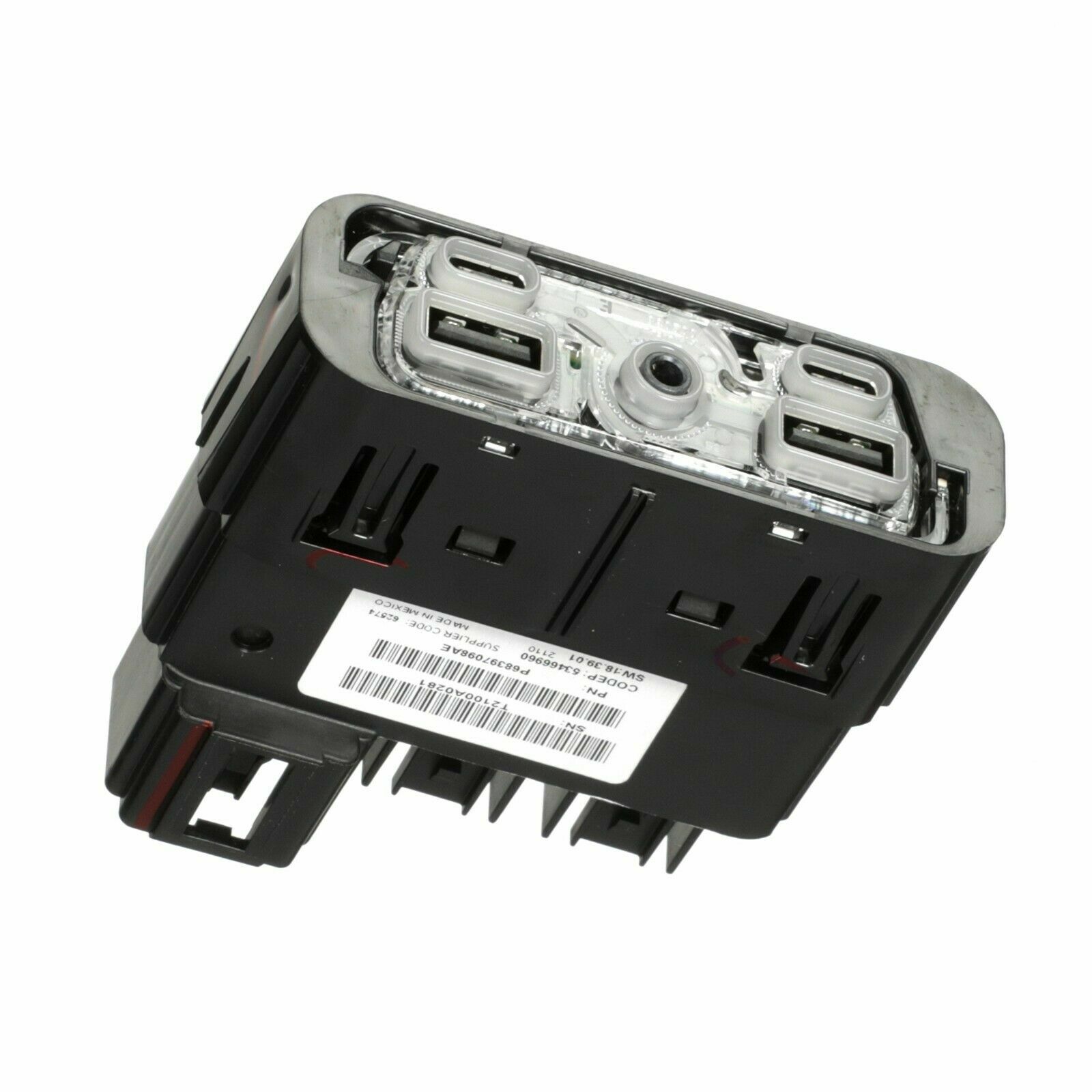 2019-2021 RAM 1500 DT MEDIA HUB USB PORT OEM NEW MOPAR 68397098AE FREE SHIPPING
