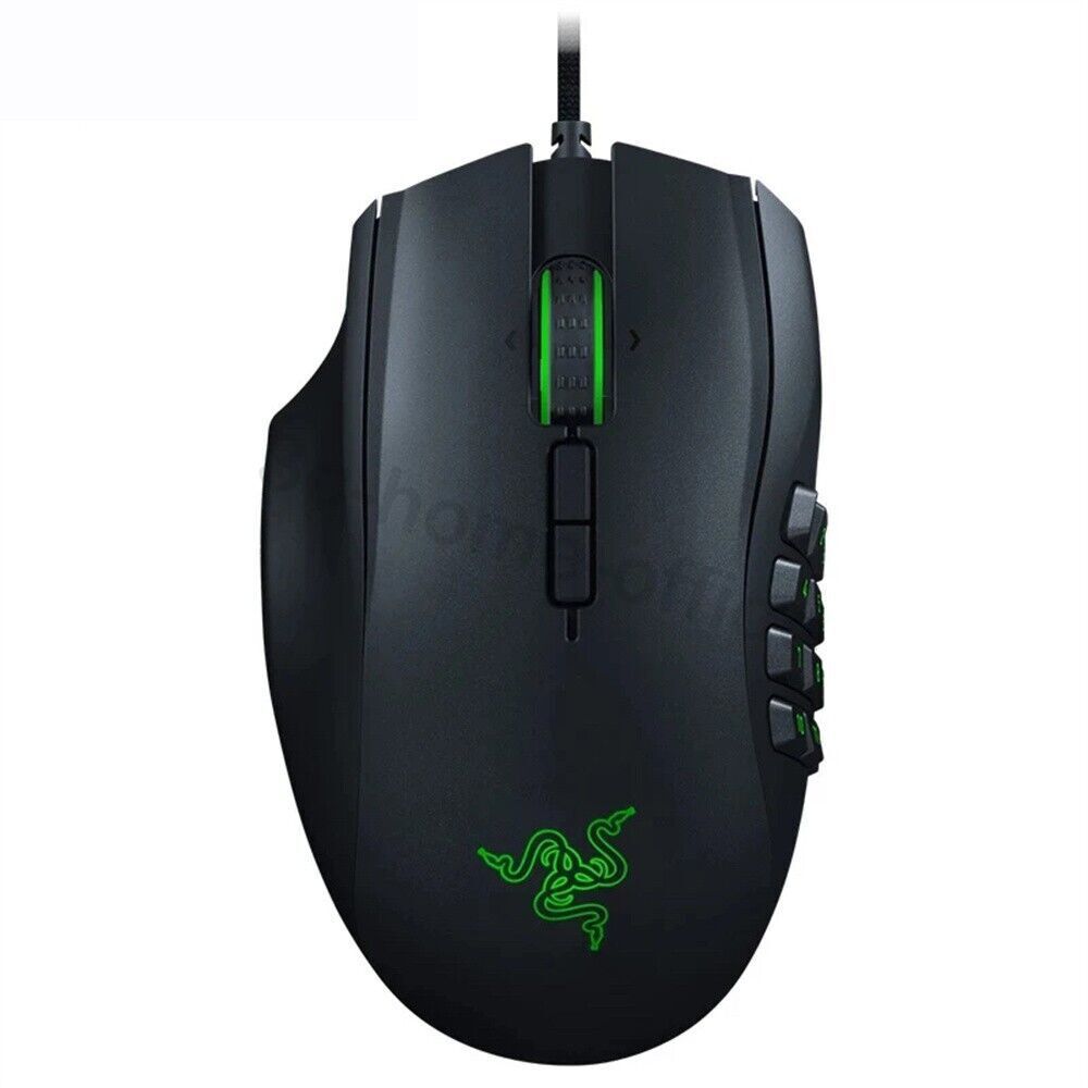 Razer Naga Left Handed Version - Ergonomic MMO Gaming Mouse with 12 Programmable