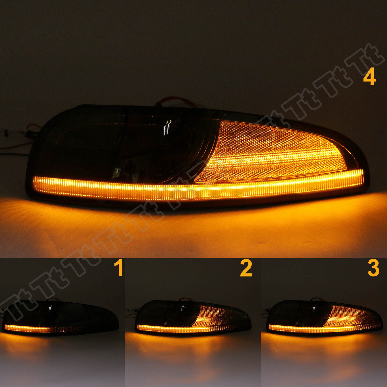 For 97-04 Chevy Corvette C5 Sequential LED Turn Signal Lights Hyperflash Harness
