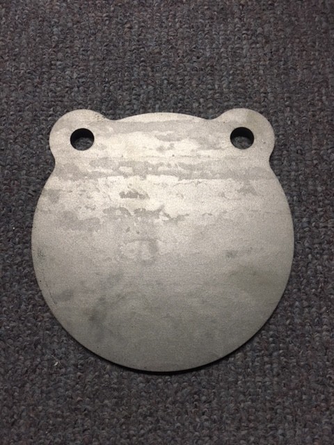 AR500 Steel Target Gong 6 x 3/16 Double Hole Action Pistol Plate IDPA! USA MADE!