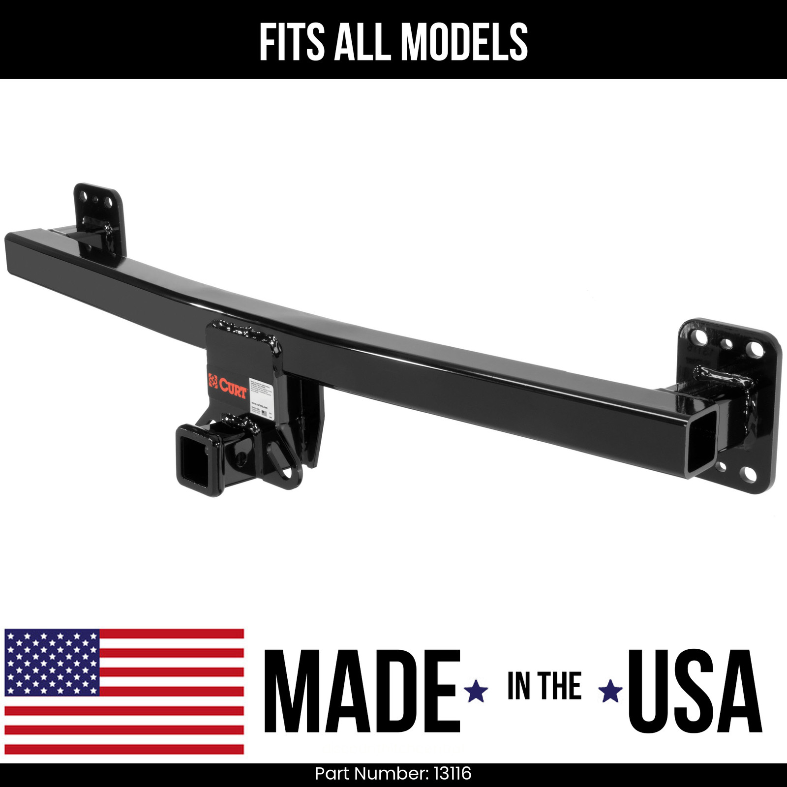 For 2011-2018 Porsche Cayenne Trailer Hitch Curt 13116 2" Tow Receiver Class 3
