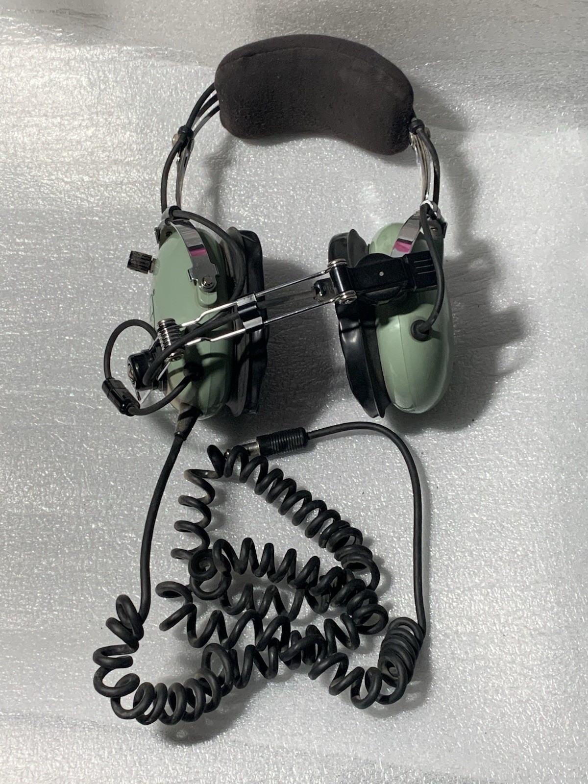 David Clark H10-76 Aviation Pilot Headset Military Flight Headphones Untested
