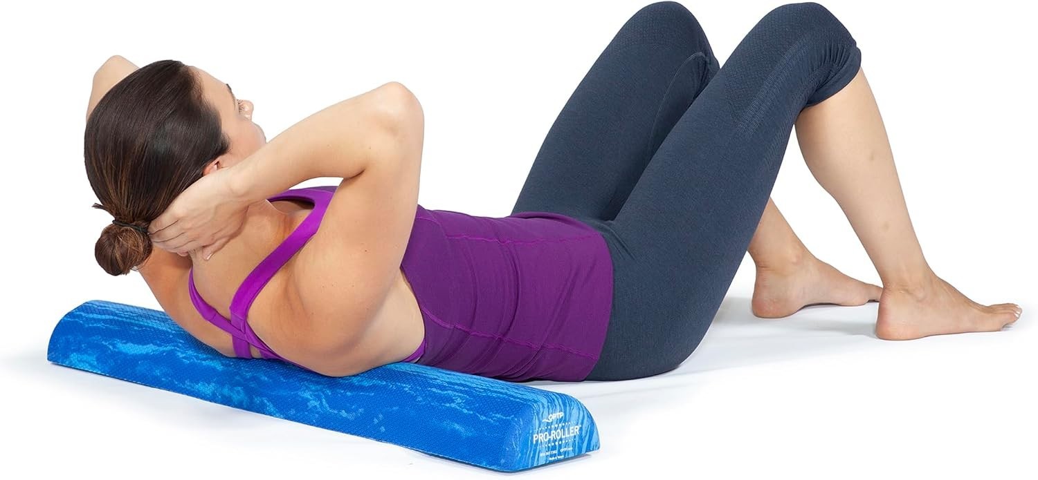 Pro-Roller Soft Foam Roller - Blue 36" for Pilates & Yoga