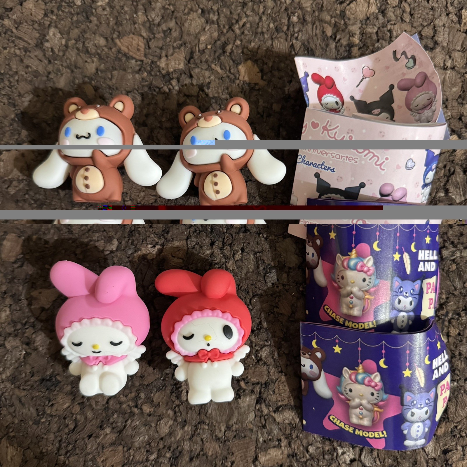 Sanrio Hello Kitty & Friends Five Below Figure Set My Melody Cinnamoroll