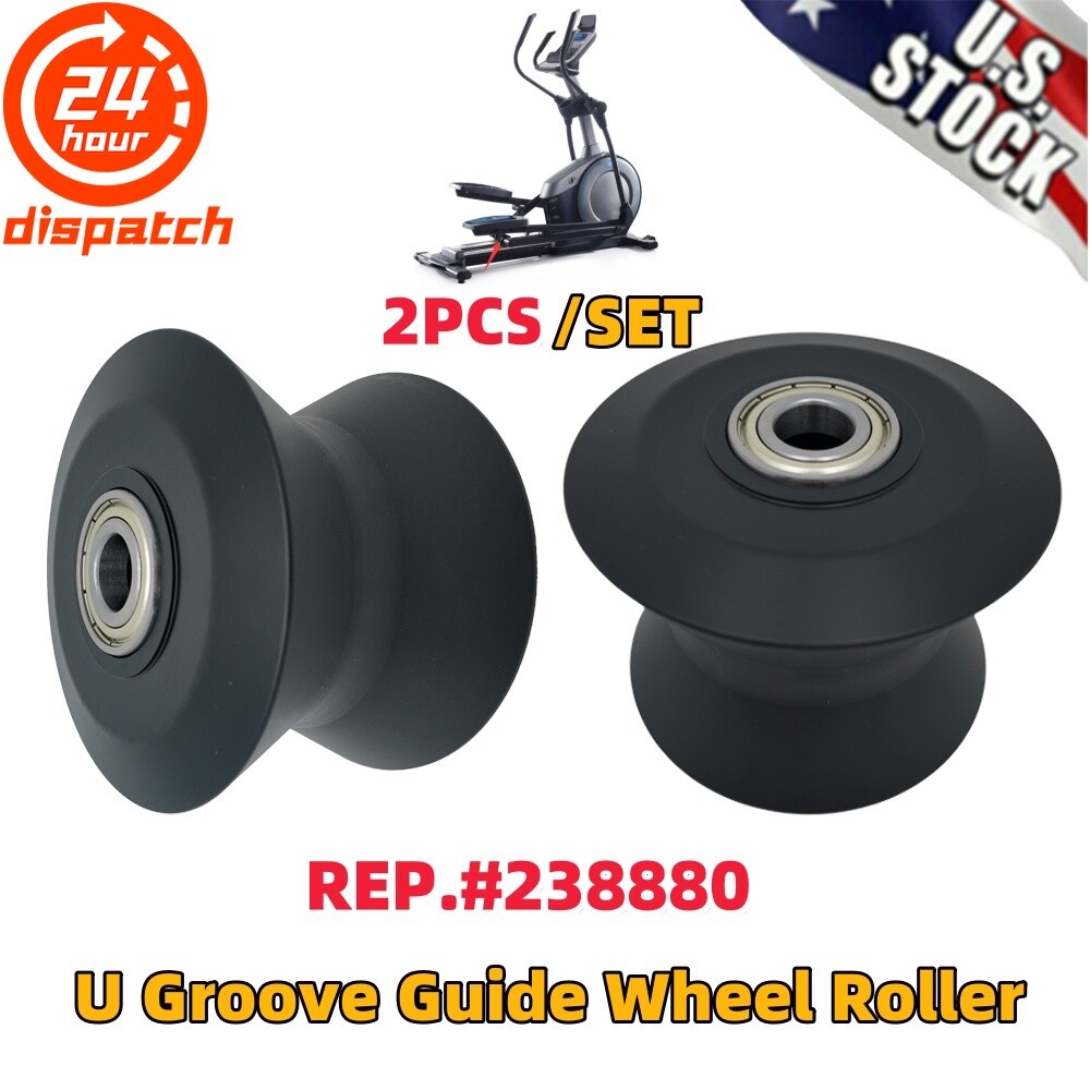 Elliptical Roller Wheel Repalcement #238880 For Gold's Gym Cross Trainer 510 US