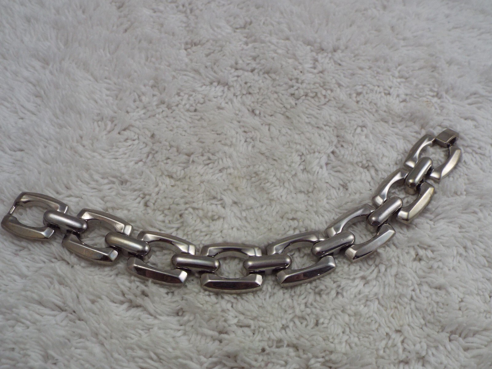 Silvertone Link Bracelet