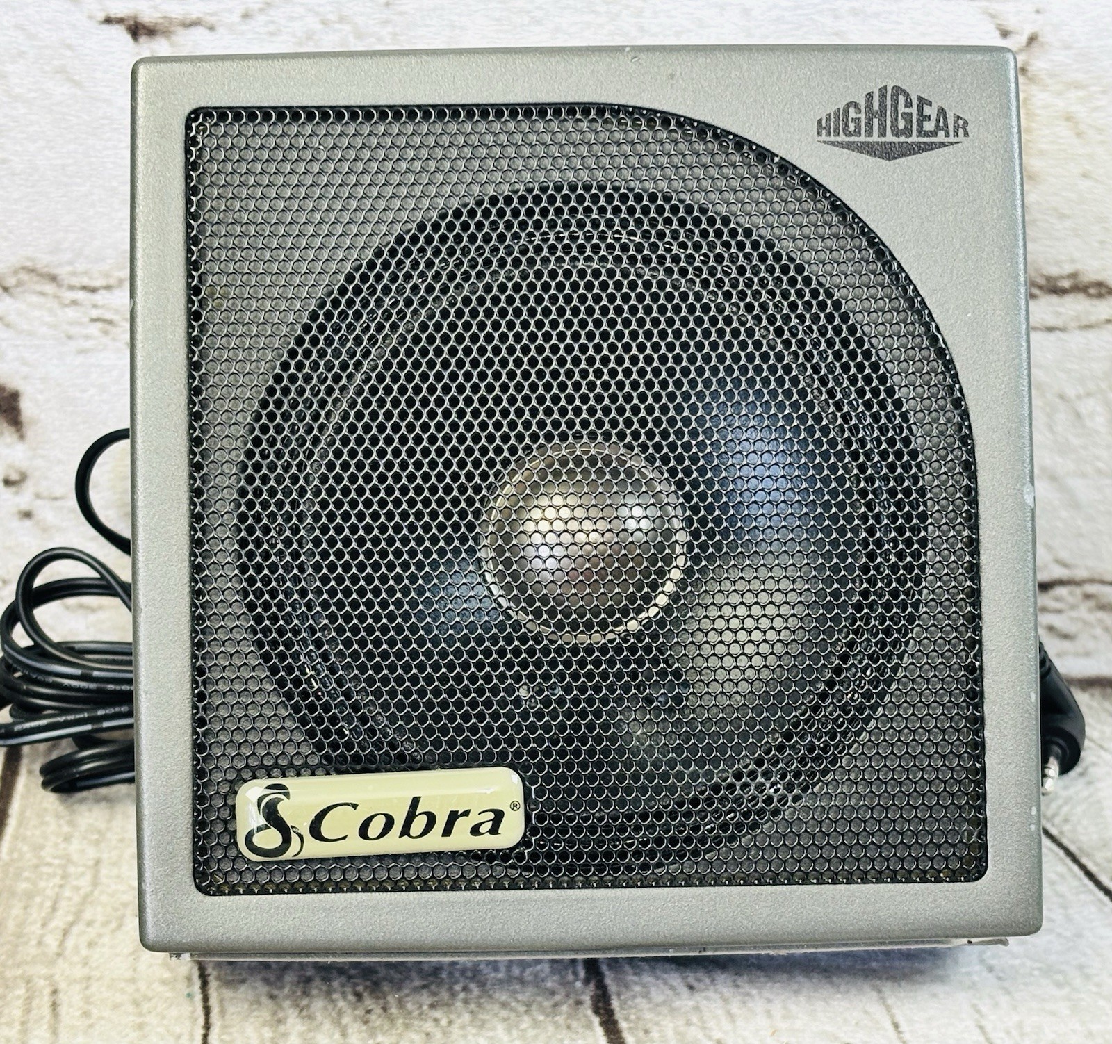 Cobra HighGear HG S500 CB Radio External Speaker 5W Gray - No Back Stand