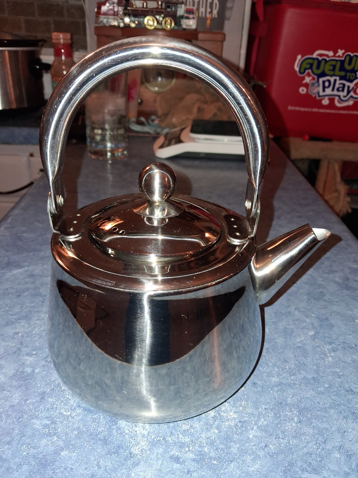 Well Equipped Kitchen 18/10 Stainless Steel Small Tea Pot Great Condition!