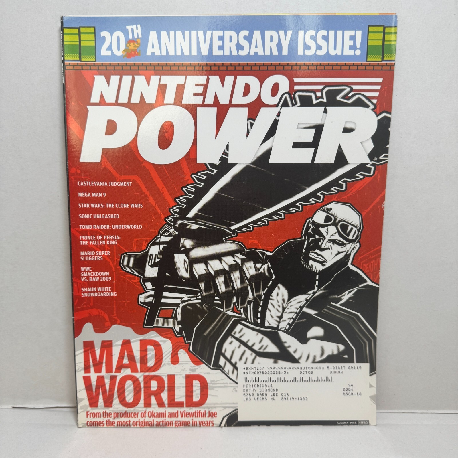 Nintendo Power Magazine Guide Volume 231 August 2008 20th Annivesary Issue