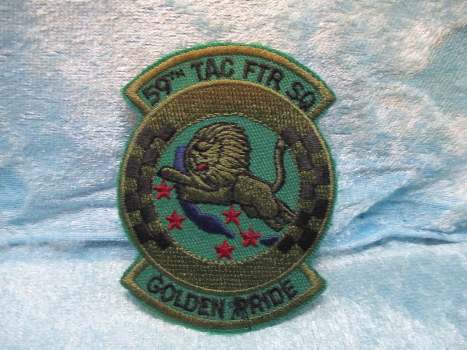 59th Tactical Fighter Squadron Golden Pride Military Patch