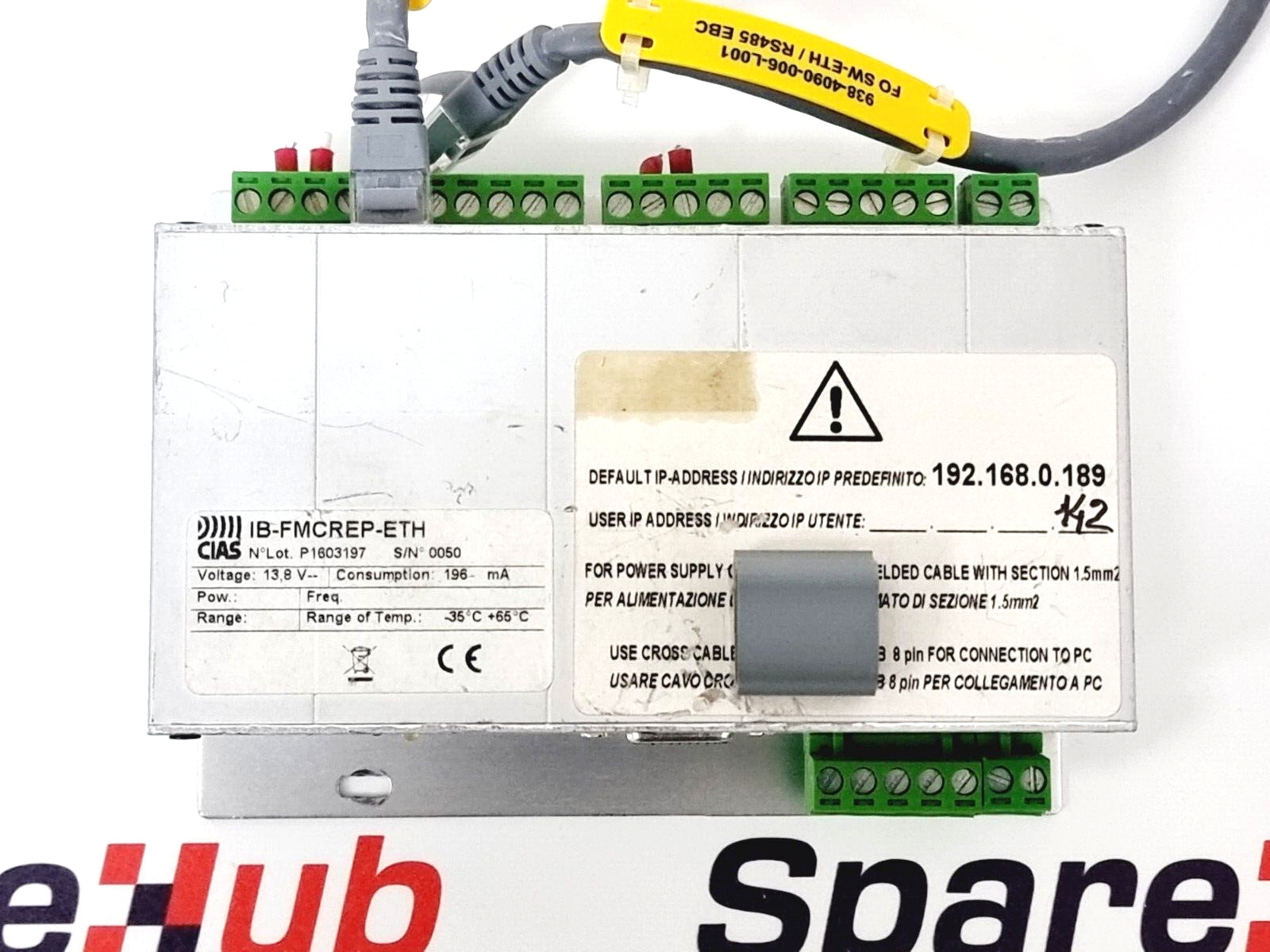 CIAS IB-FMCREP-ETH Data Repeater Module
