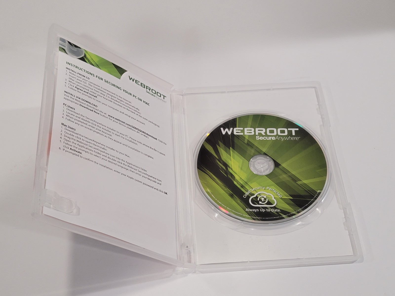 Webroot Secure Anywhere Internet Security w Antivirus PC Mac Mobile 3 Device