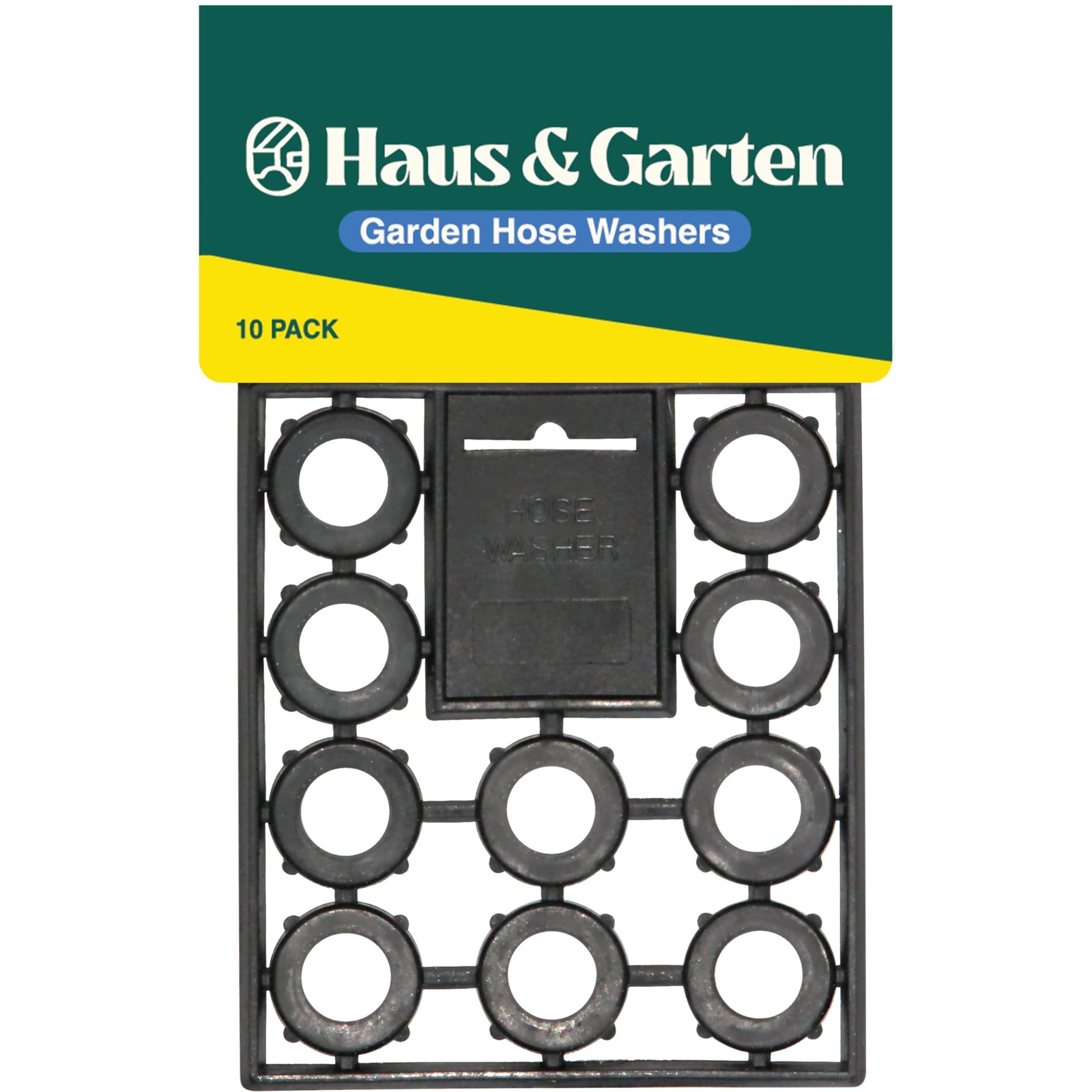 Haus & Garten Professional-Grade Garden Fit Standard 3/4" Fittings, Black