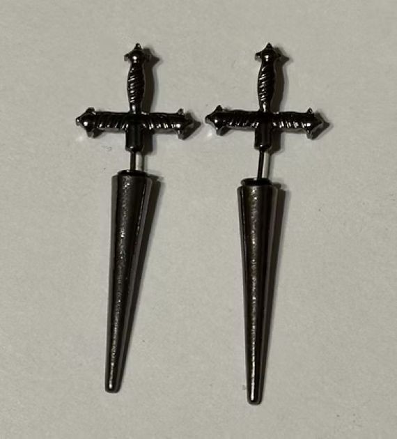 Vintage Sword Style Earrings