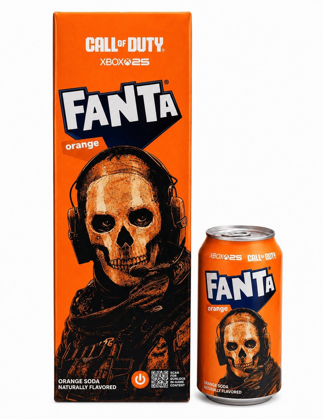FULL CASE Call Of Duty Orange Fanta Collector Limited Xbox Soda SEALED NEW 12pk
