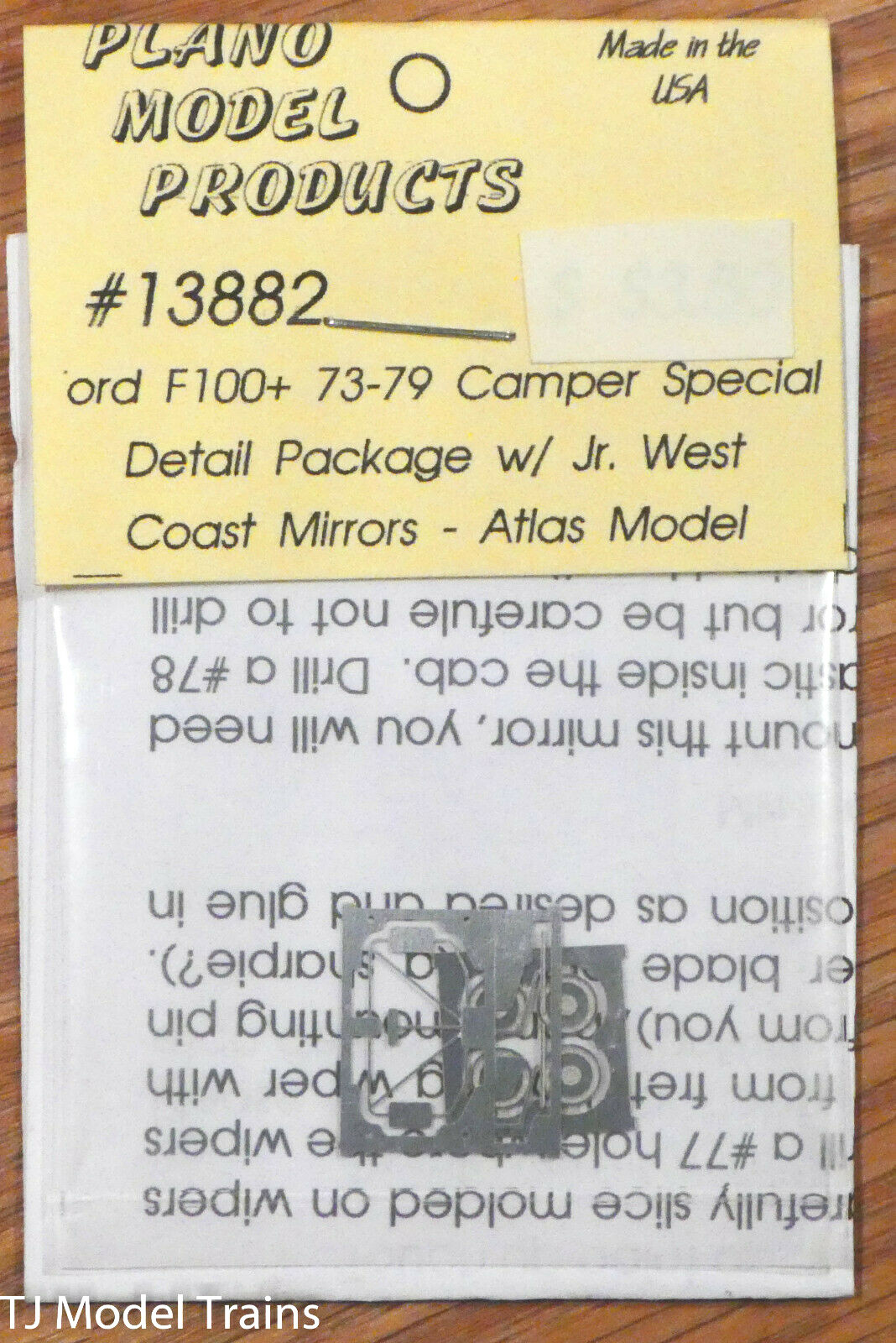 Plano HO #13882 Ford F100 73-79 Camper Special Detail Package w/ Jr West Coast..