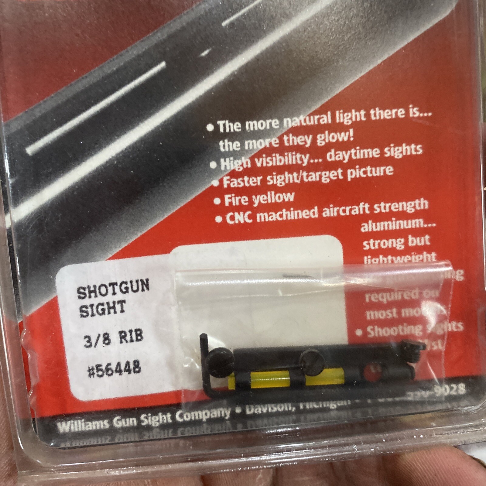 WILLIAMS™ FIRE SIGHT VENTILATED RIB WIDTH 3/8" 56448