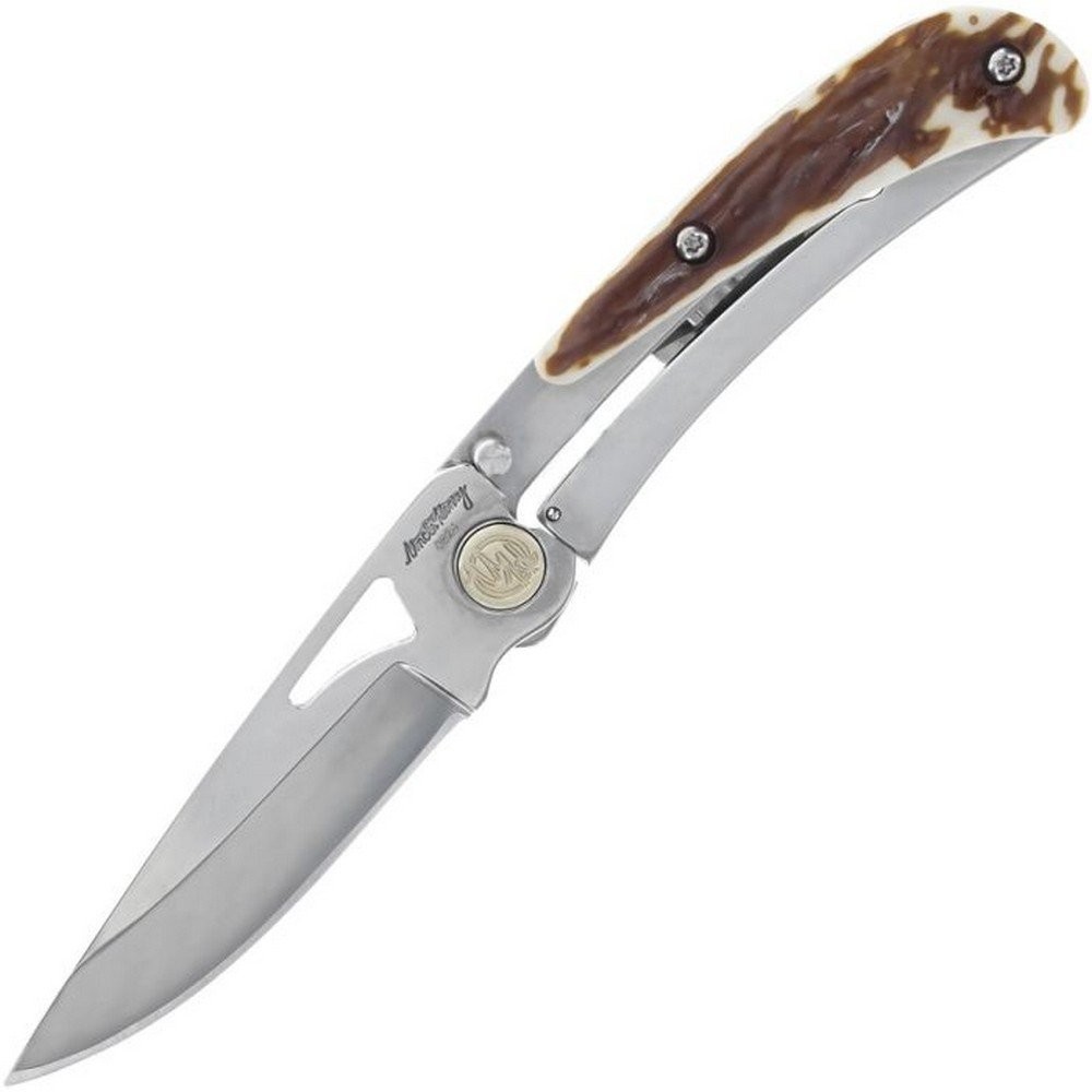 Schrade Framelock Pocket Knife Stainless Blade Derlin - Stainless Handle 1227306