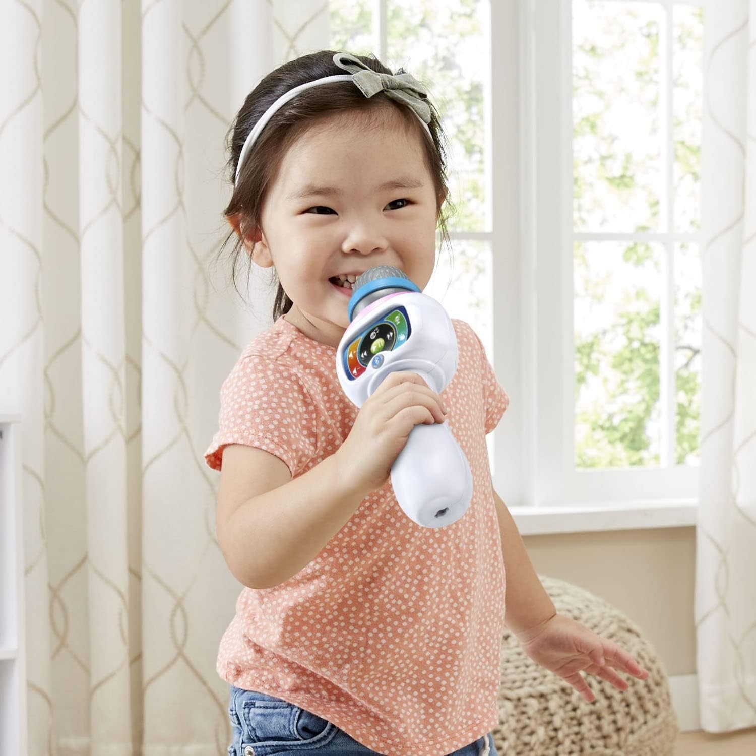 Portable Karaoke Microphone for Kids - Voice Effects & Bluetooth Connection