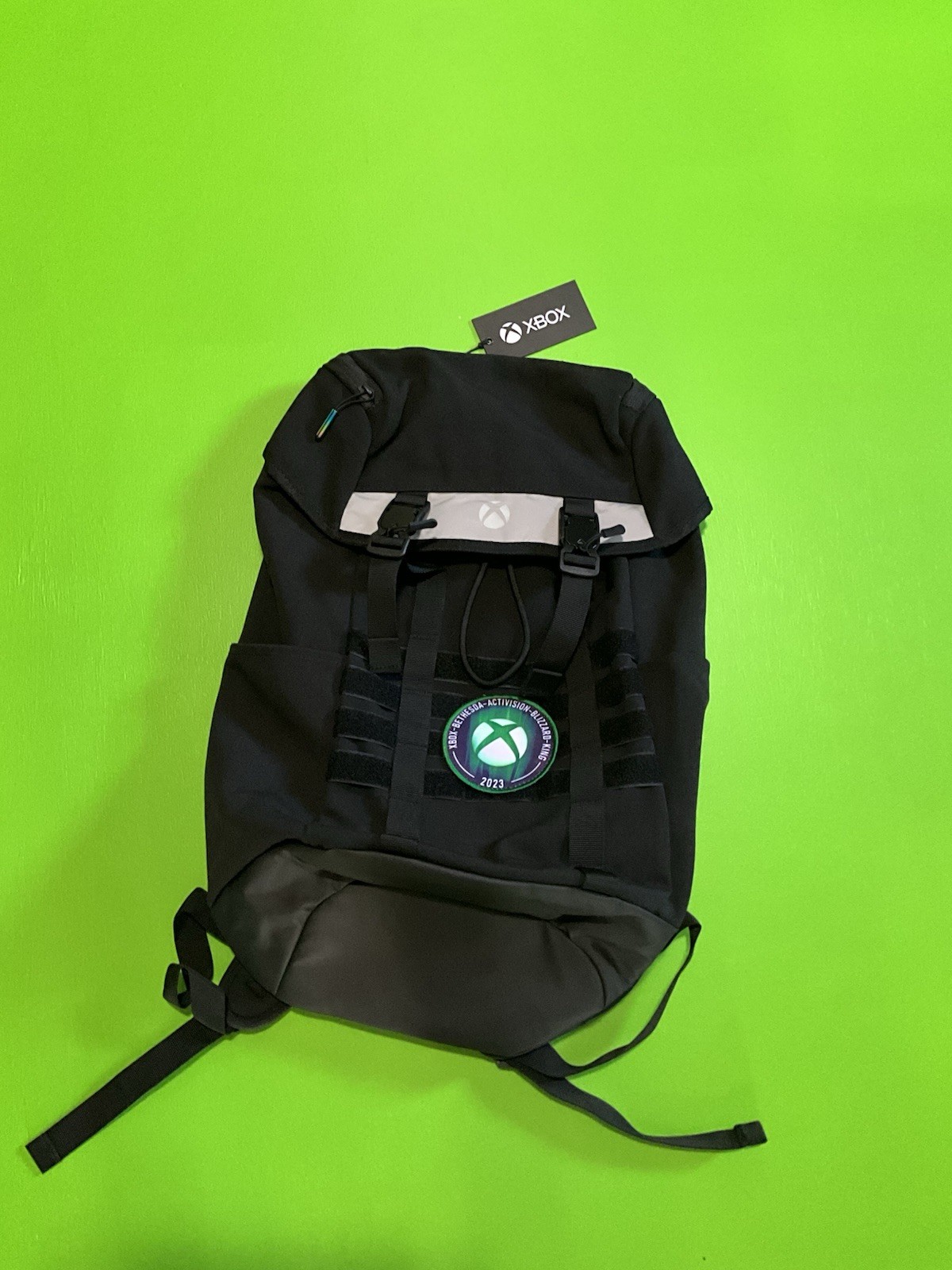 Microsoft Xbox One Aurora Employee Exclusive Tactical Backpack Patch New