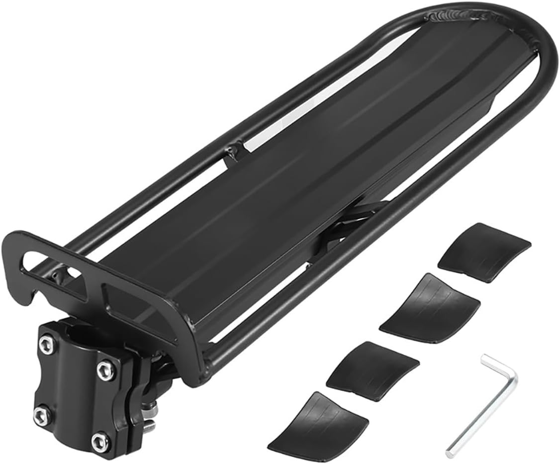 Bike Rear Rack Retractable Bike Luggage Cargo Rack Aluminum Alloy Bicycle Cargo