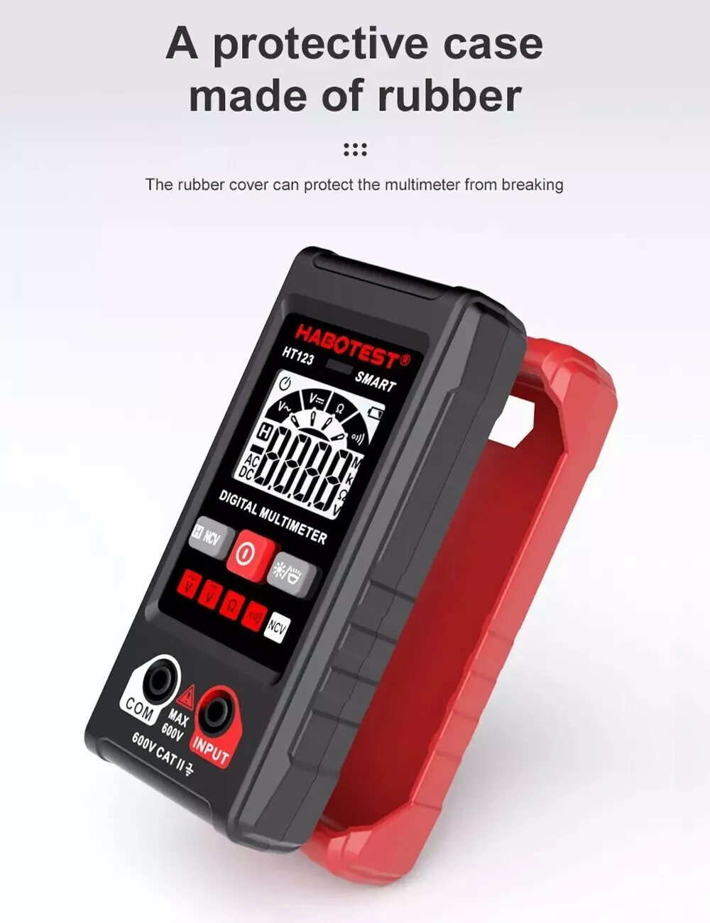 AUTO Scanning Digital Multimeter Smart Voltmeter Ohmmeter AC DC Meter Tester