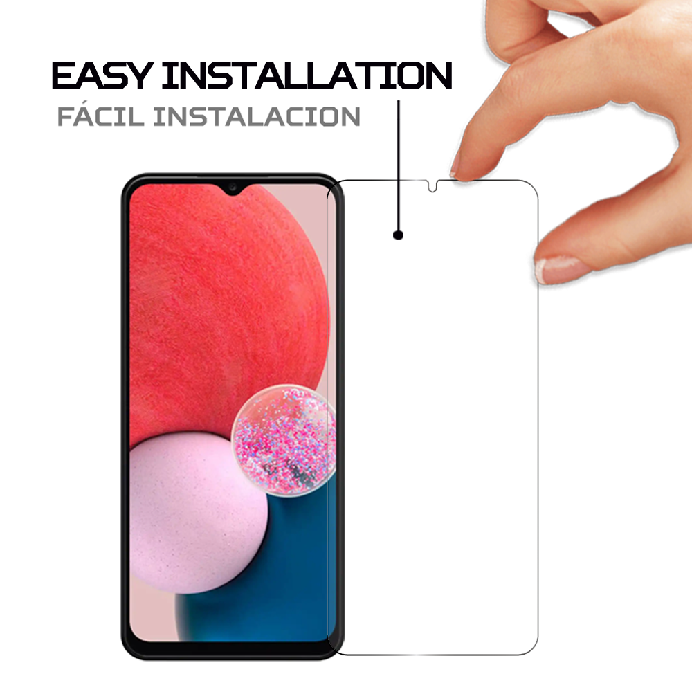 FOR SAMSUNG Galaxy A13 Clear-TEMPERED GLASS SCREEN PROTECTOR ,Case Friendly