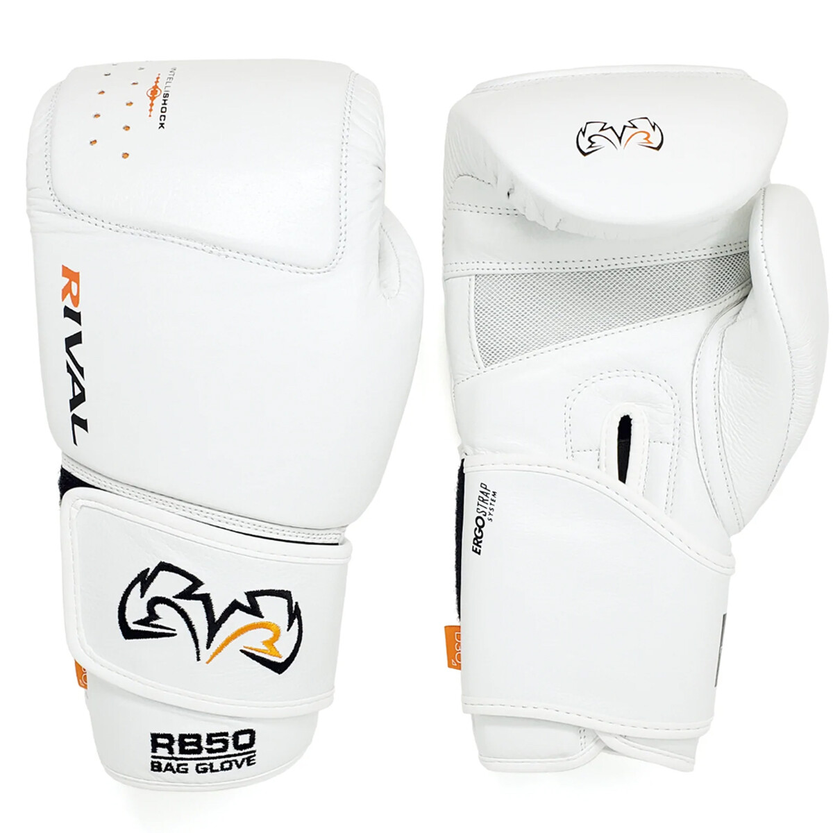 Rival Boxing RB50 Intelli-Shock Compact Bag Gloves - White