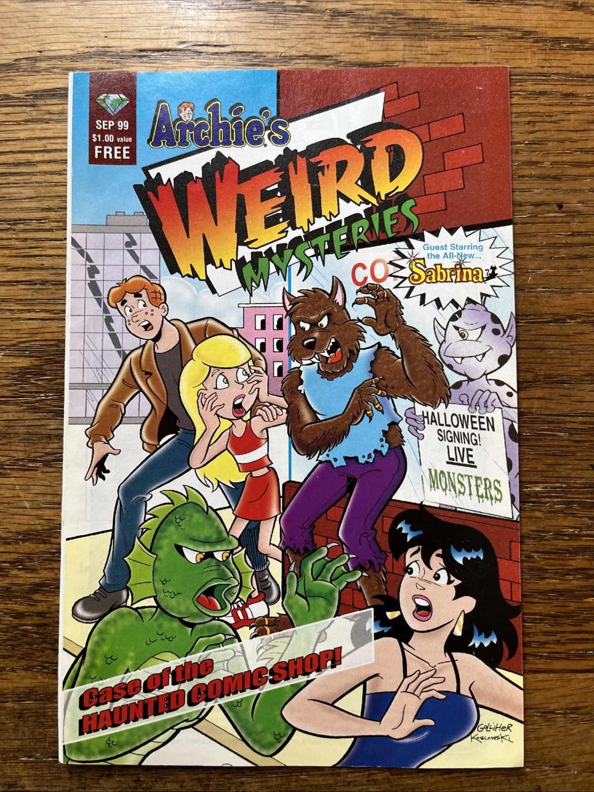 Archie's Weird Mysteries (1999) #   1 Diamond Ashcan Promo NM -X