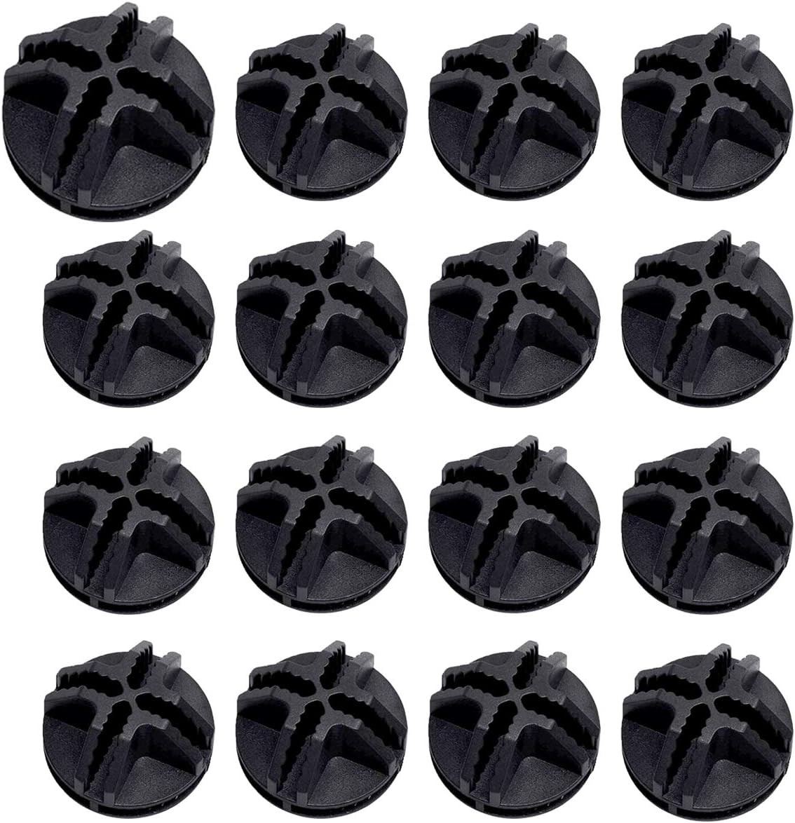 40 Pieces Plastic Storage Cube Connectors Wire Cube Connectors for Modular Close