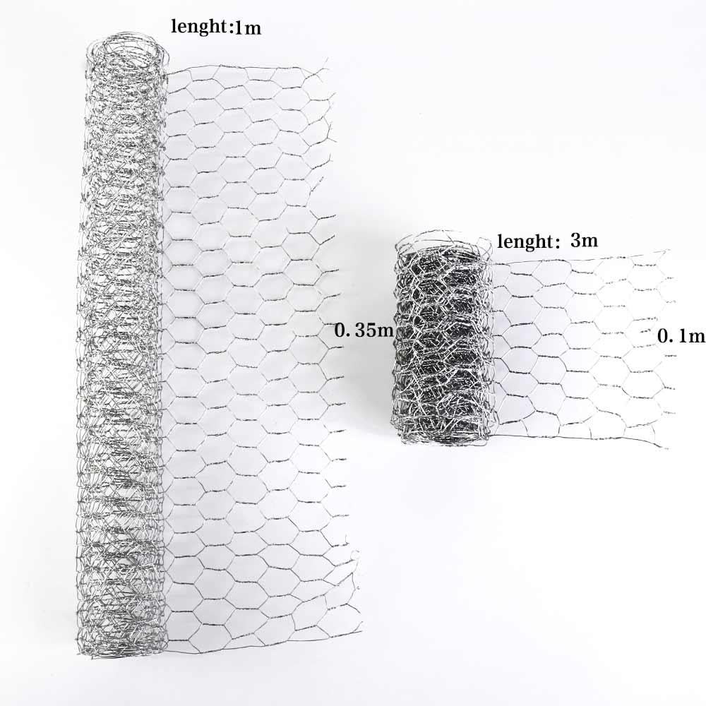 Galvanized Wire Mesh 1PC 0.1mx3m Hexagonal Wire Mesh DIY Chicken Rabbit Cage ...