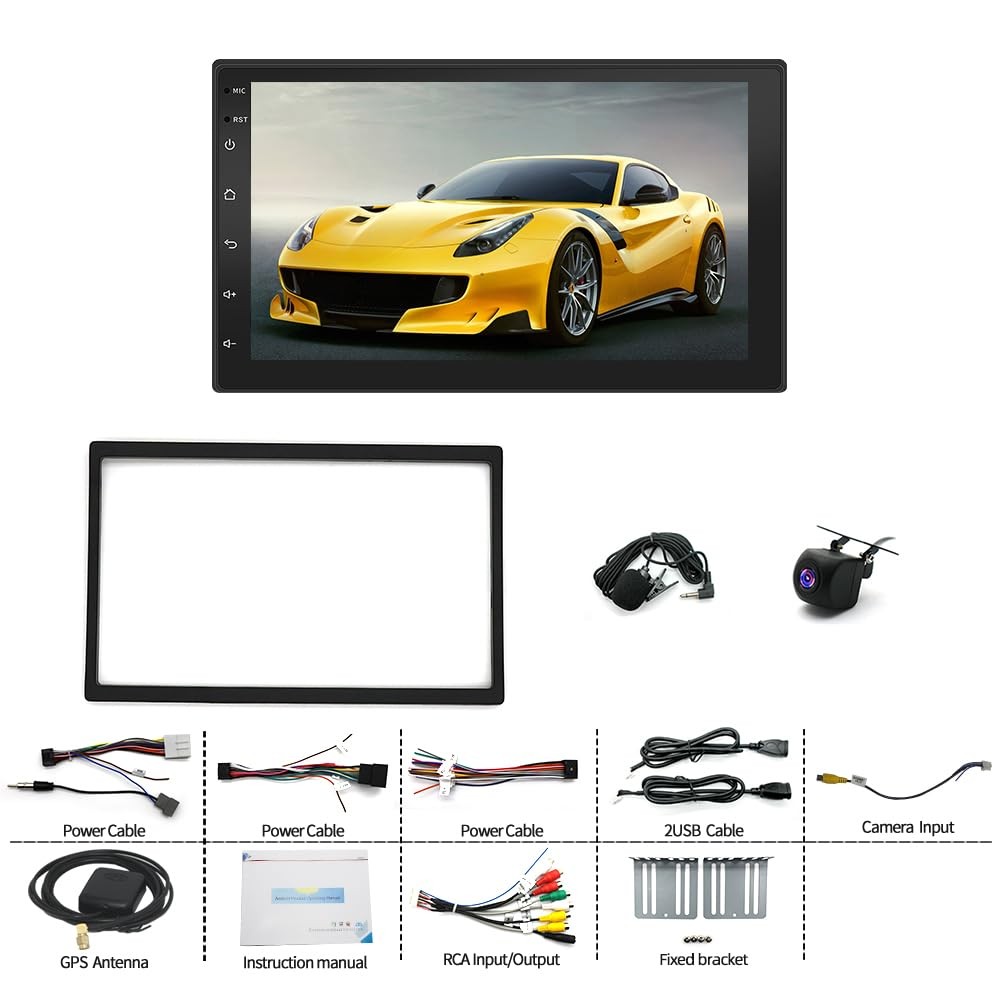 Android 13 7" Double Din Stereo for Colorado 2004-2012 with Carplay Android Auto