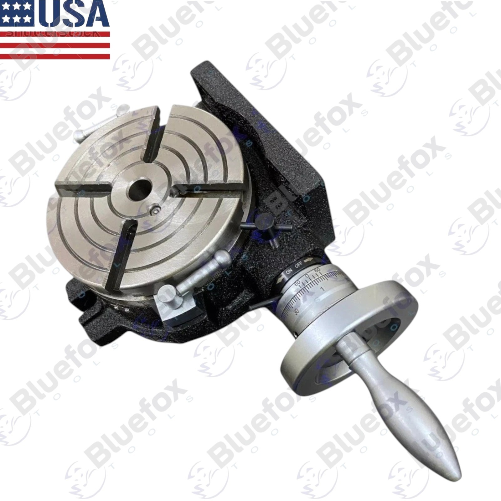 6" HV6 Precision Rotary Table Horizontal & Vertical 150mm Milling Machine US