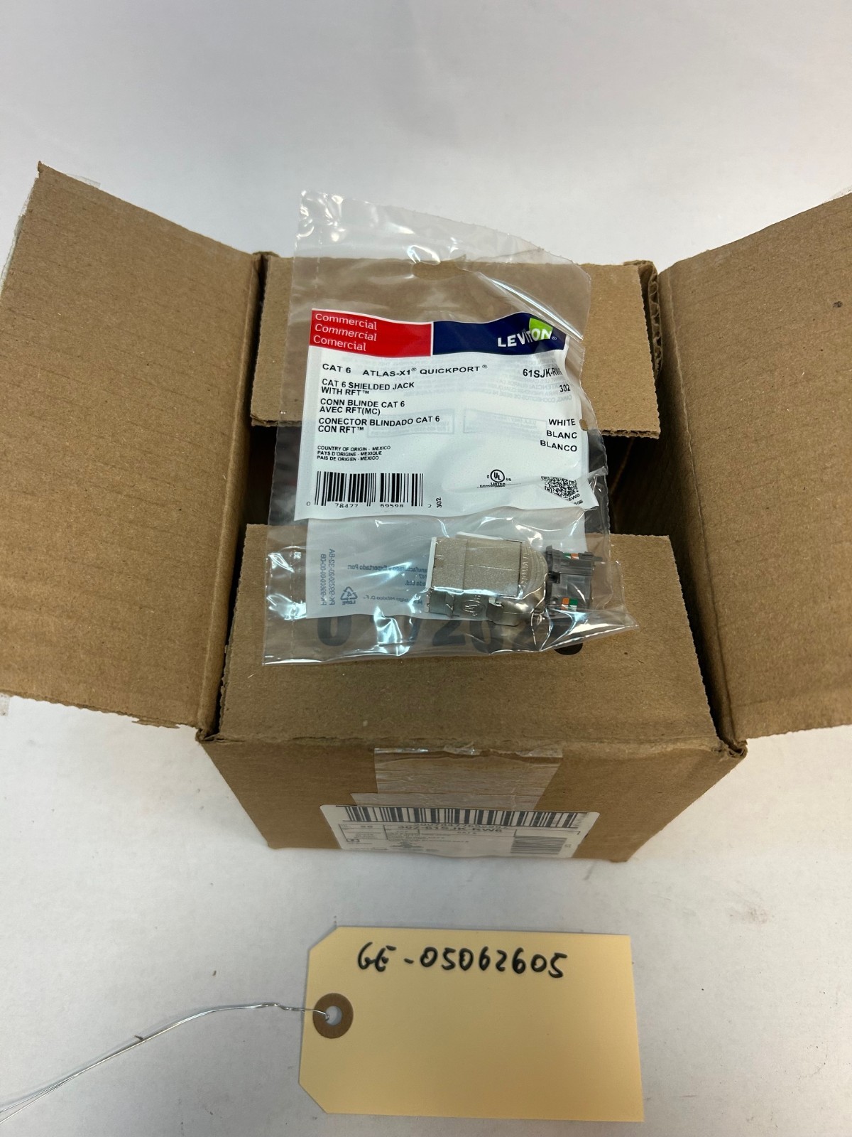 Levinton Cat 6 Shielded Jack with RFT 302-61SJK-RW6