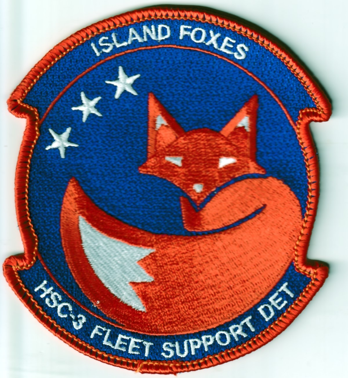 USN NAVY HSC-3 Fleet Support Detachment (FSD) Island Foxes patch