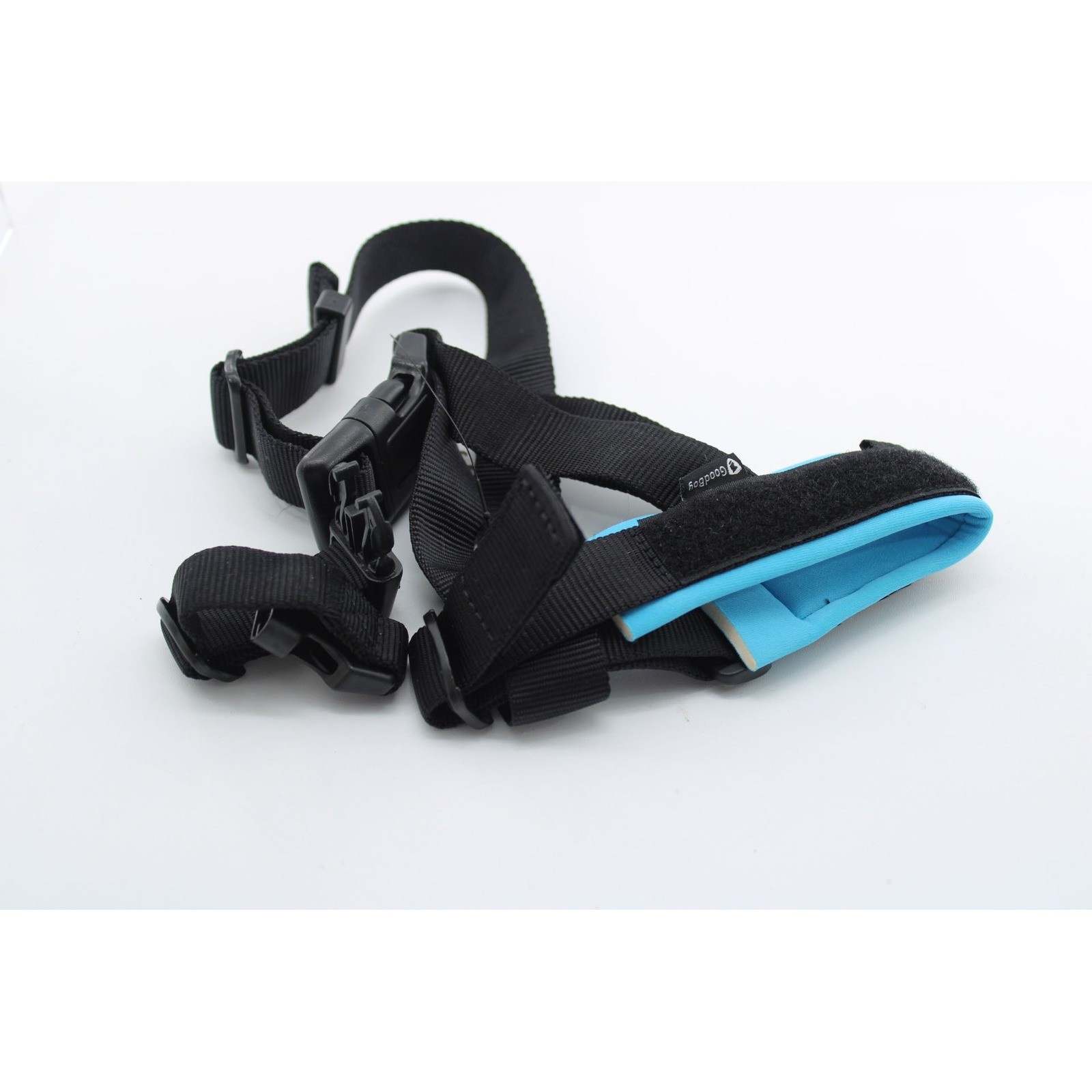 GoodBoy Dog Muzzle Blue Neoprene Padded Adjustable Soft Nylon Size Medium M