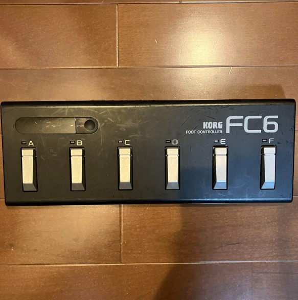 Korg FC6 Foot Controller Black FC-6 Used Tested free shipping ㋨