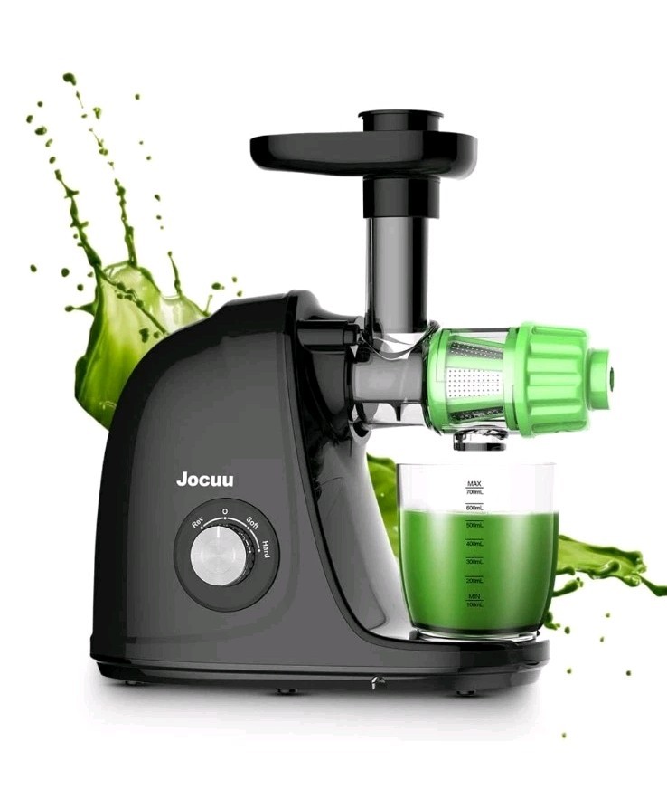 Jocuu Slow Masticating Juicer with 2-Speed Modes - Cold Press Juicer Machine